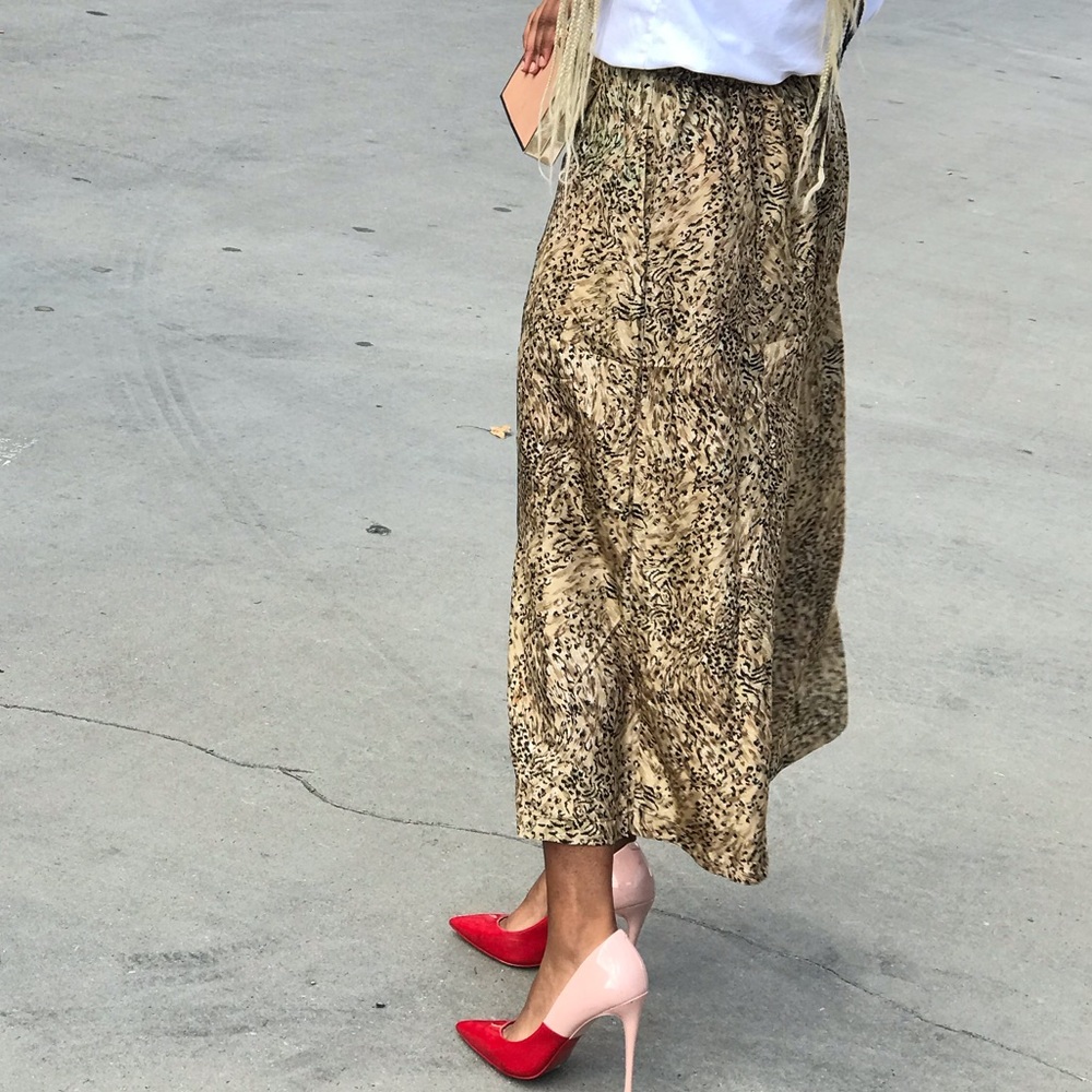 Vintage skirt printed